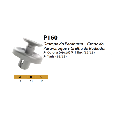 GRAMPO P.BARRO COROLLA/HILUX/SUBARU