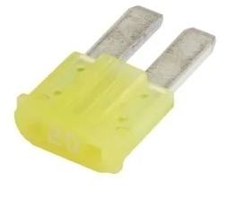 FUSIVEL MICRO 2 TERMINAIS - 20A 1 PECA