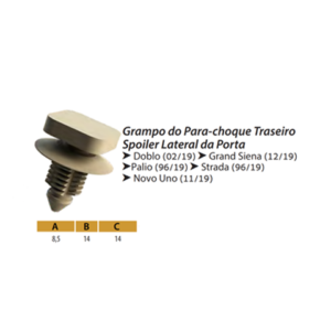 GRAMPO SPOILER DOBLO/PALIO/STRADA/NOVO UNO