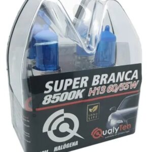 KIT LÂMPADA SUPER BRANCA H13 8500K 55W