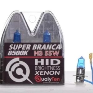 KIT LAMPADA SUPER BRANCA H3 8500K 55W
