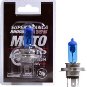 KIT LÂMPADA SUPER BRANCA H4 MOTO 8500K